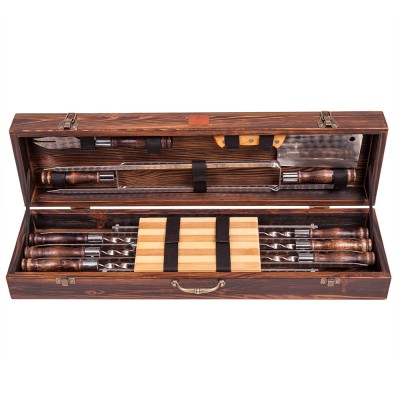 A set of skewers TIGER in a wooden case