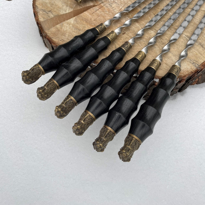 Шампур с художественным литьем 1 шт Воин Gorillas BBQ SKK11